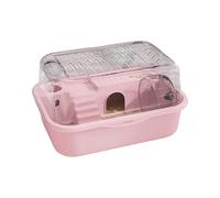 LAIOUSN Easy Maintenances Hamster Habitat House with Quiet Clear Cage Climbing Platform Promoting Active Rodents Exercise Hamster Habitat Cage