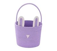 LAIOUSN Efficient Rabbits Ears Easter Basket Cotton Rope Design Size 20x25x40cm Ideal for Children Easter Party Supplies Decors Decors Basket