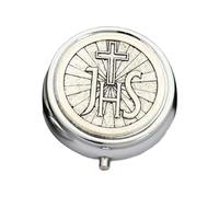 LAIOUSN Elegant Metal Jewelry Box With Builts In Makeup Glass For Home Decorations And Religious Objects Storage Decorative Metal Makeup Organizers