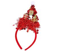 LAIOUSN Festival Theme Headband For Adult Kids Christmas Tree Hairband With Sequins Holiday Celebrating Headdress Party Supply Office Celebration Accessory