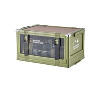 LAIOUSN Foldable Camping Storage Box Foldable Designs for Easy Transport and Space Saving Sturdy PP PET Wood Materials Fold Organizers
