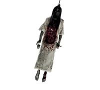 LAIOUSN Frightening Door Decal Adhesive Halloween Scary Hanging Corpse PVC Window Sticker Cling For Smooth Surfaces Halloween Home Decors Sticker