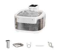 LAIOUSN Large Capacity Cats Water Fountain With USB Rechargeable Battery Quiet Automatic Filtration Design For Pet Watering Use USB Rechargeable Pet Drinking Fountain