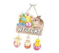 LAIOUSN Large Spring Themed Door Art Cardstock Vacation Home Door Hanging Decorations for Happy Seasonal Atmospheres Wall Hanging Decorations