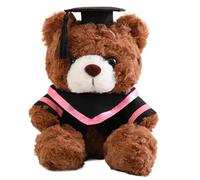 LAIOUSN Lovely 23cm Plush Graduate Doctor Bear For Display On Desks Or Bedrooms Adding Warmth Graduation Bear Gift Home Decoration