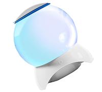 LAIOUSN Modern Jellyfish Aquarium With Color Changing Lights Clear Round Sphere Designs Pumping For Home And Office Led Light Aquarium