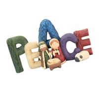 LAIOUSN Modern Resin Nativity Figurine Set For Christmas Religious Celebration Home Ornamentation Elegant Holy Family Display Resin Nativity Set