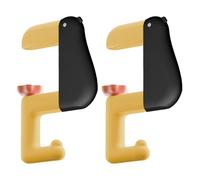 LAIOUSN Pack of 2 Thinking Duck Shaped Portable Hook Wall Hanger Bracket Student Handbag Holder Office Supplies Organizers Easy Install Bag Hook Classroom