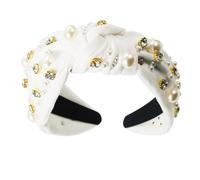 LAIOUSN Pearls Headbands Photo Props Fun Party Blingbling Karaoke Party Hair Hoop Jeweled Headwear For Stage Women's Fashion For Formal