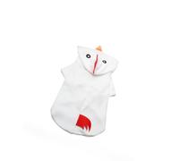 LAIOUSN Popular Chicken Costume For Small Dog Cats Soft Machine Washable Furry 2 Leg Clothes For Pet Theme Party Gatherings Chicken Costume For Pet