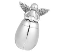 LAIOUSN Premium Wing Heart Head Pet Urn Rustless Steel Construction for Memorials Keepsakes Featuring Sentimental Value and Elegances Memorials Urn