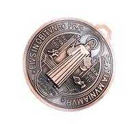 LAIOUSN Religious Hanging Charm Stylish Round Pendant For Worship And Spiritual Decoration Christians Devotional Accessories Devotional Item