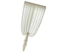 LAIOUSN Semi Sheer Embroidery Textured Shoe Cabinet Curtain Window Drape for Privacy Protective and Modern Homes Decoration Shoe Organizers Curtain