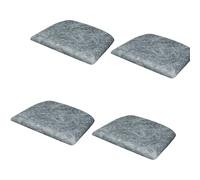 LAIOUSN Stretchable Antislip PU Leather Chair Cover Waterproof Seat Cushion Protector Easy Installation Dining Chair Slipcover PU Leather Chair Slipcover