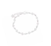 LAIOUSN Stylish Butterfly Flower Chain Jewelry Bangle Zn Alloy Comfortable for Her Anniversary Celebration Elegant Women's Hand Chain