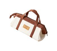 LAIOUSN Top Handle Canvas Pencil Large Size Zippered Storage for Adult Home School Quick Access