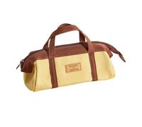 LAIOUSN Top Handle Canvas Pencil Large Size Zippered Storage for Adult Home School Quick Access