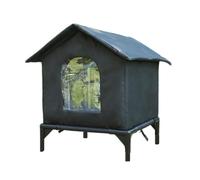 LAIOUSN Weatherproofs Insulated Ferals Cats House Easy to Put Together Selfwarming Shelter for Winter Outdoor Weatherproof Ferals Shelter