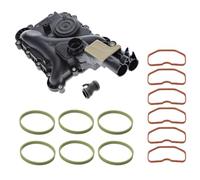 LAIPZ Crankcase Breather Separator PCV Valve + Intake Gaskets OEM for Audi S4 S5 Q5 (2013-2017)