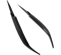 LAIQYRW Car Headlight Eyebrows FOR BMW E71 E72 X6 30d 35d 35i 40d M50i M50d X6M 2008-2014 Headlight Eyelids Car Head Light Eyelids Cover Trim Stickers,A/Carbon Look