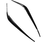 LAIQYRW Car Headlight Eyebrows FOR BMW G01 G02 G08 X3 X4 Ix3 20i 20d 25i 25d 35i M40i X-Drive 2021-2024 Lci Headlight Eyelids Car Head Light Eyelids Cover Trim Stickers,B/G01 G02 Carbon Look.