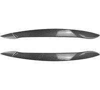 LAIQYRW Car Headlight Eyebrows FOR BMW X5 E70 30d 48i 30i 35d 40d 30d 50i 35i M50d 2006-2013 Headlight Eyelids Car Head Light Eyelids Cover Trim Stickers,A/Carbon Fiber