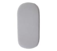 (Grey, Crib) Clair De Lune Fitted Sheet (Twin Pack)
