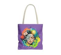 Lair Gadgets Echoes of Creation Tote Bag - Vibrant Abstract Art for Creators and Dreamers, 18x18 Durable Polyester Tote with Reinforced Handles