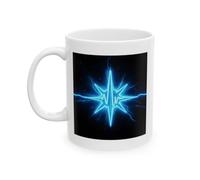 Lair Gadgets Pulse of the Brave EMT Coffee Mug - Storm Response Series - 11 oz Ceramic Mug with Electric Pulse & Star of Life Design - First Responder Gift