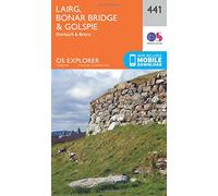 Explorer 441 Lairg, Bonar Bridge & Golspie Map With Digital Version - Orange, Orange One Size