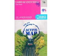 Lairg & Loch Shin Map | Weatherproof | Loch Naver | Ordnance Survey | OS Landranger Active Map 16 | Scotland | Walks | Cycling | Days Out | Maps | Adventure