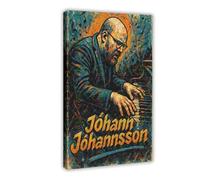 LAIRIBA Classical-Pianist-Jóhann-Jóhannsson-Music Art Wall Decoration Poster Family Bar Restaurant Garage Cafe Art Sign Gift Frame 16x24inch