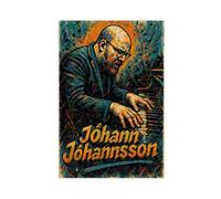LAIRIBA Classical-Pianist-Jóhann-Jóhannsson-Music Poster for Room Aesthetics Canvas Wall Art Poster And Print Unframe 16x24inch