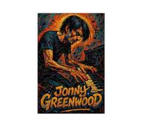 LAIRIBA Contemporary_Pop-Pianist-Jonny-Music-Greenwood Poster Print for Teen Boys Room Canvas Wall Art Canvas Painting Print Unframe 12x18inch