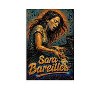 LAIRIBA Contemporary_Pop-Pianist-Sara-Music-Bareilles Canvas Art Poster And Wall Art Picture Print Modern Family Bedroom Decor Unframe 20x30inch
