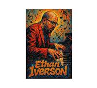 LAIRIBA Jazz-pianist-Ethan-Iverson-Music Poster for Room Aesthetics Canvas Wall Art Poster And Print Unframe 20x30inch