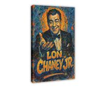 LAIRIBA Movie Actor Lon_Chaney_Jr. Poster Print for Teen Boys Room Canvas Wall Art Canvas Painting Print Frame 12x18inch