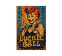 LAIRIBA Movie Actress Lucille_Ball Cute Action Poster Bedroom Canvas Decor Sports Landscape Office Room Decor Gift Unframe 12x18inch