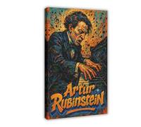 LAIRIBA Pianist-Anton-Rubinstein-music Poster Bedroom Canvas Decor Sports Landscape Office Room Decor Gift Frame 24x36inch
