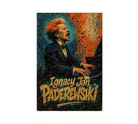 LAIRIBA Pianist-Ignacy-Jan-Paderewski-music Canvas Art Poster And Wall Art Picture Print Modern Family Bedroom Decor Unframe 20x30inch
