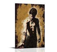 LAIRIBA Singer Shannon Hoon Retro Art Canvas Art Posters And Wall Art Paintings Frame-style 08x12inch(20x30cm)