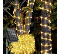 LairtPOW Solar Rope Light 3 Pack 39 FT 100 LEDs IP65 Waterproof Outdoor LED Solar Outdoor Lights for Party Garden Yard Home Wedding Christmas Halloween Holiday Tree Decoration Lighting(3 Pack)