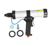 Lairun Pneumatic Caulking Gun Kit, 310ML Professional Air Power Caulk Gun with Air Pressure Regulator Pneumatic Applicator, Pneumatics Glue Guns for Building Decoration, Industry