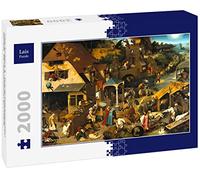 Lais Jigsaw Puzzle Pieter Bruegel the Elder - Series of Arc-like Paintings, The Dutch Proverbs 2000 Pieces