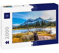 Lais Jigsaw Puzzle Stag in mountain landscape 2000 Pieces