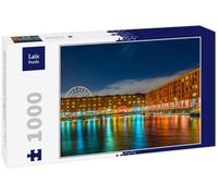 Lais Puzzle Night view of the illuminated Albert Dock in Liverpool, England 1000 pieces