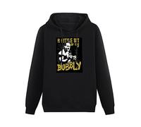 laita Chris Jericho A Little Bit of The Bubbly Hoodies Long Sleeve Pullover Loose Hoody Sweatershirt L Black