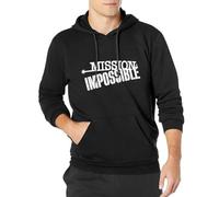 laita Mission Impossible Retro Tv Show Cool Black Hooded Black S