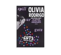Laitais Olivia Poster Rodrigo Guts World Tour Music Posters for Room Aesthetic Canvas Wall Art Bedroom Decor12x18inch(30x45cm)