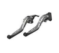 Laiteanqi MT09 Folding Brake Clutch Levers Adjustable Extendable Compatible with MT09 MT-09/SP FZ09 Motorcycle Handlebar Lever Hand Brake Lever(2021-2022 BlackGray)